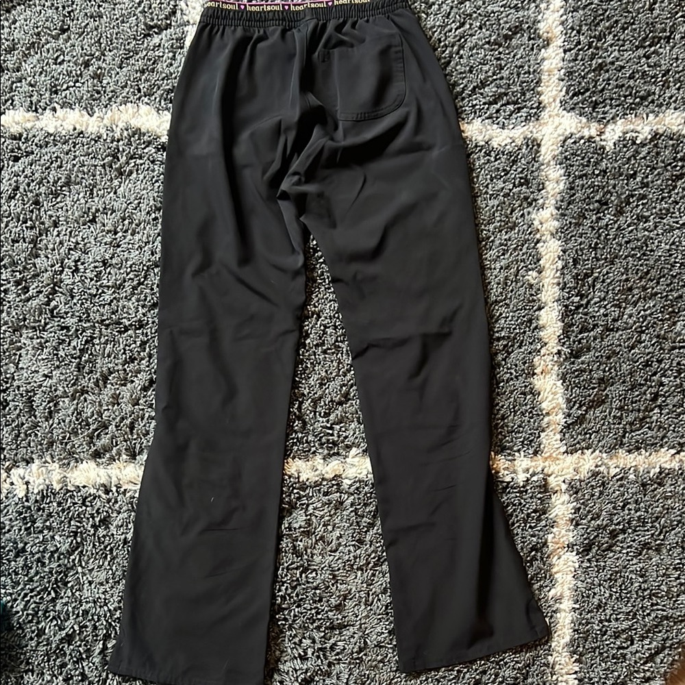 Set of Three Scrub Pants in Black, Teal, and Gray - Picture 5 of 8